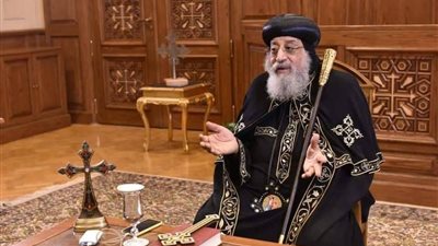 البابا تواضروس ينعي شهداء شمال سيناء