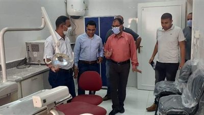 رئيس جهاز بدر يتفقد التجهيزات الوحدة الصحية بالحي الخامس