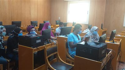 جامعة بنى سويف تستقبل ١٠٠٠ طالب وطالبة لتسجيل رغبات تنسيق الثانوية العامة