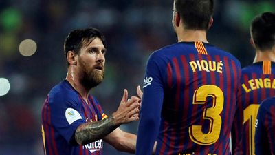 بيكيه يخذل ميسي لصالح برشلونة