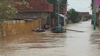 تفاصيل غرق قرية بالأقصر بسبب زيادة منسوب الترعة 