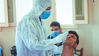 اليوم.. المسحة الثانية من فيروس كورونا للاعبي منتخب السويس