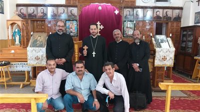الأنبا باخوم يجتمع مع كهنة وشمامسة منطقة الدلتا بالمحلة