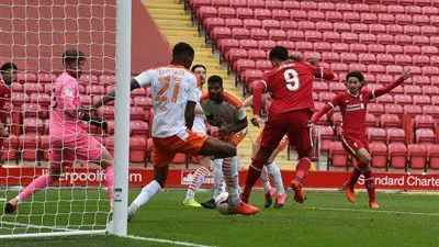  شاهد أهداف المباراة الودية بين ليفربول وبلاكبول