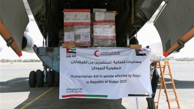 طائرة ثالثة تصل من الإمارات للسودان لمساعدة المتضررين