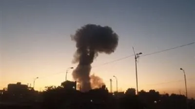  انفجار هائل يهز معهد أمريكي بالعراق 