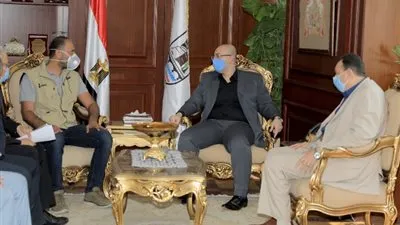 بعثة من الصندوق الدولى للتنمية الزراعية تزور بني سويف