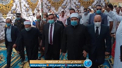 وزير الأوقاف يفتتح مسجد 