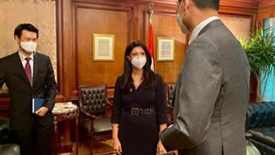 وزيرة التعاون الدولي تبحث مع سفير كوريا التوسع في مشروع الجامعات التكنولوجية 