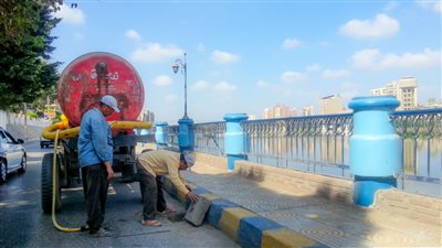 غرب المنصورة تستعد لموسم الشتاء ٢٠٢١ ورئيس حي غرب يطبق نماذج المحاكاة للتأكد من الجاهزية 