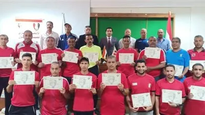 الإتحاد المصري للميني فوتبول يختتم الدورة التدريبية الدولية بقطاع الصعيد 