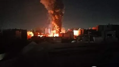 عاجل.. اندلاع حريق هائل في سوق السهاريج بقنا والأمن يحاول السيطرة