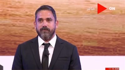 أمير كرارة في حضور السيسي: 