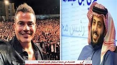 شاهد.. تركي آل شيخ ينشر إحدى كلمات أغاني الهضبة