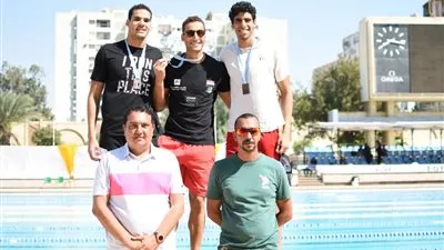 علي خلف الله يتألق ويحرز ذهبية ١٠٠ فراشة بكأس مصر للسباحة