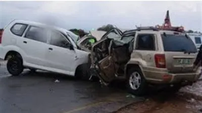 إصابة 8 أشخاص في حادث محور الأوتوستراد       