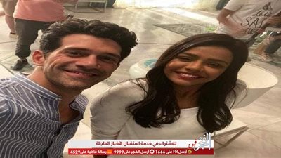 جميلة.. أحمد مجدي ينشر صورة برفقة أسماء أبو اليزيد
