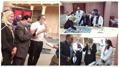 وزير السياحة والآثار والأمين العام يتابعان الاستعدادت النهائية لافتتاح المركبات الملكية 