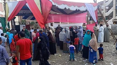 استئناف التصويت بلجان مركز وبندر الفيوم بعد انتهاء فترة الراحة