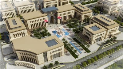 وزير البترول يزور مبني الوزارة الجديد في العاصمة الأدارية