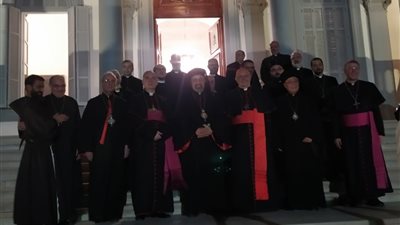 السفير البابوي يستقبل الكاردينال ليوناردو ساندرى