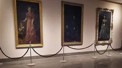 شاهد قبل الافتتاح.. لوحات زيتية فريدة من متحف المركبات الملكية ببولاق