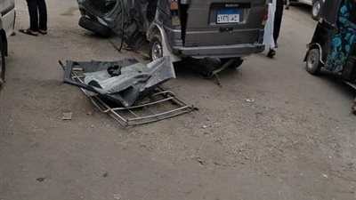 كثافات مرورية بطريق المريوطية إثر وقوع حادث مرورع