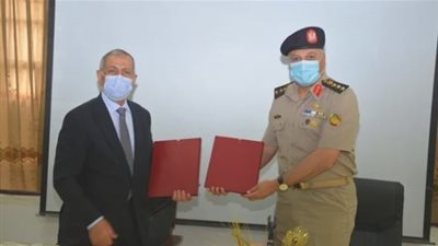 جهاز الرياضة للقوات المسلحة يوقع بروتوكول تعاون مع الأكاديمية العربية للعلوم والتكنولوجيا