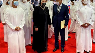 وزيرة التجارة والصناعة تشارك فى فعاليات معرض تكنولوجيات الاقتصاد الرقمي بالإمارات