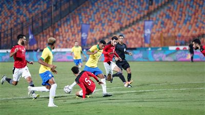 صور مباراة مصر والبرازيل الودية بكاميرا الفجر الرياضي