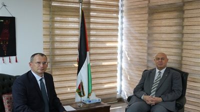 لبحث آخر المستجدات.. السفير دياب اللوح يستقبل نظيره البولندي بالقاهرة