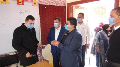 نائب محافظ بني سويف يتفقد لجان إعادة النواب بالدائرة الرابعة (صور)