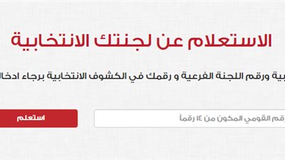 رابط الهيئة الوطنية للاستعلام عن لجنتك الانتخابية في جولة إعادة انتخابات النواب 2020