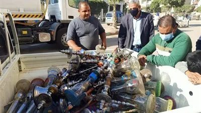 مصادرة 58 شيشة وتحرير محاضر لأصحاب المقاهي المخالفة بالبحيرة (صور) 