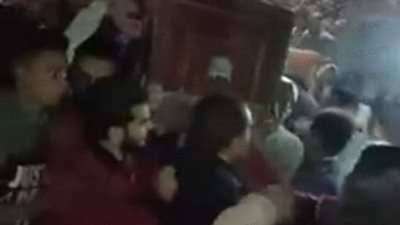 بالصور.. أهالي قرية السيفا يشيعون جثامين ضحايا حادث الطعن بالقليوبية 