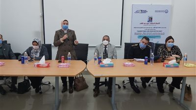 جامعة بني سويف التكنولوجية تشارك في حملة مناهضة العنف ضد المرأة