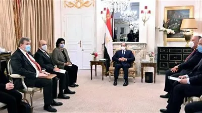 السيسي يبحث التعاون مع الشركة المُصنِعة لطائرات الرافال