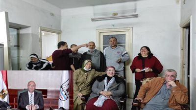 محافظة بنى سويف: نقل بائع المناديل وابنته لمركز الضيافة 