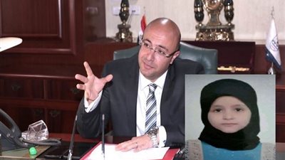 محافظ بني سويف يستنكر حادث مقتل الطفلة 