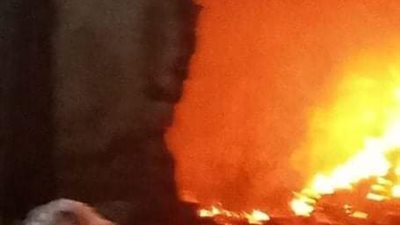 اندلاع حريق محدود خلف مطحن أوسيم