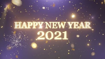 بطاقات تهنئة رأس السنة الميلادية 2021 