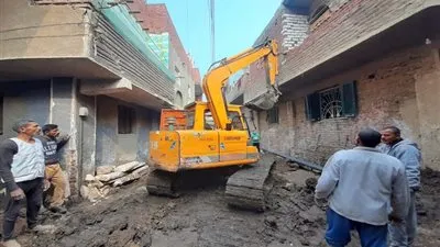 السيطرة على تسريب خط عمومي للغاز بمدينة الواسطى ببني سويف