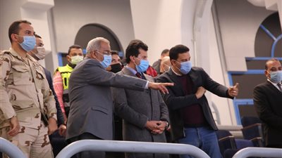 وزير الرياضة يشهد بروفة افتتاح بطولة كأس العالم لكرة اليد 