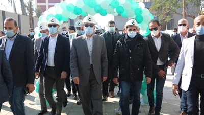 محافظ كفر الشيخ ووزير الشباب والرياضة يتفقدان منشآت سيتي كلوب 