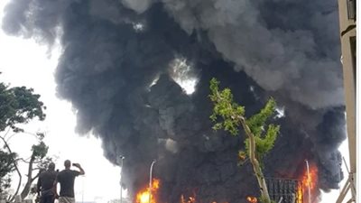 انفجار ضخم في بلدة لبنانية على الحدود السورية