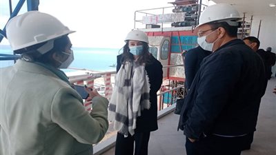 القنصل الفرنسى بالإسكندرية يتفقد مشروعات مدينة العلمين الجديدة