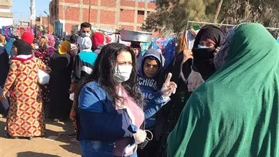 توزيع 4 الأف كمامة 