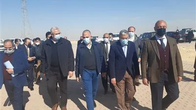 محافظ المنيا يستقبل وزيري الري والزراعة لمتابعة عدد من المشروعات