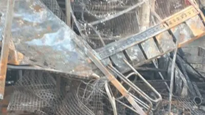 صور حريق سوق التوفيقية الهائل 