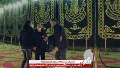 إدوارد يصل عزاء مصفف الشعر محمد الصغير